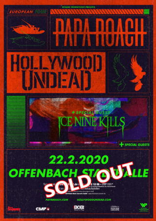 Papa Roach Hollywood Undead Rhein Main Konzert 2020